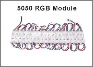 CHINE 12V 5050SMD RGB LED Module Lumière 3LED Modules de couleur modifiable Décoration Lumière rétroéclairage LED Publicité de la lettre du canal fournisseur