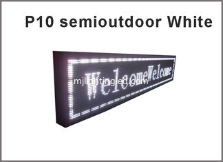 CHINE l'utilisation blanche de semioutdoor de module de 5V P10 LED 320*160 32*16pixels pour annoncer le signage a mené l'écran de visualisation fournisseur