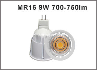 CHINE La lumière de tache des ampoules 9W 700-750lm LED de la bonne qualité MR16 LED a mené CRI&gt;80 mettant en lumière le CE ROHS fournisseur