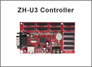 CHINE ZH-U3 USB / U-Disk + Rs232 Port Led contrôleur 1024 * 64,512 * 128 pixels P10, P13.33,P16,F3.75 Panneau de signalisation de messages en mouvement à LED fournisseur