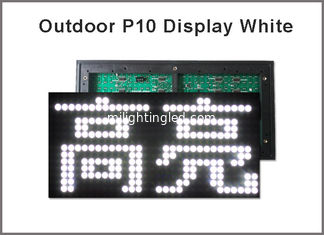 CHINE Les pixels 32*16 blancs extérieurs du module 320*160mm d'affichage à LED De la couleur P10 imperméabilisent l'intense luminosité pour le signe mené de message textuel fournisseur