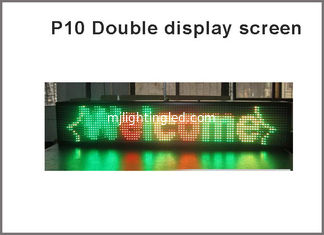 CHINE Le jaune vert rouge du double P10 de la couleur 1R1G LED d'affichage programmable extérieur de module montre le signe du texte du message LED de défilement fournisseur