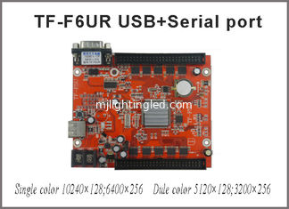 CHINE TF-F6UR carte de commande LED USB+port série 10240*128pixels prise en charge de la carte de commande de signes mobiles à LED simple et double fournisseur