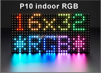 CHINE P10 RGB SMD Intérieur haute luminosité Full Color Vidéo LED Modules d'affichage 32*16 points 320mm*160mm HUB75 fournisseur
