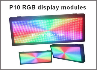 CHINE La vidéo polychrome extérieure de modules du smd P10 a mené l'écran ou le RVB a mené l'advertisign extérieur du module P10 RVB d'unité de signe fournisseur