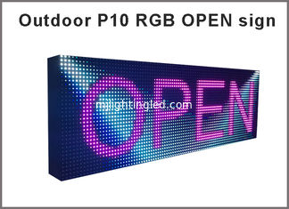 CHINE L'IMMERSION extérieure P10 RVB d'écran de l'intense luminosité SMD P10 Du pixel extérieur imperméable polychrome LED de l'affichage à LED 10mm a mené le panneau fournisseur