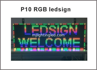 CHINE P10 Module d'affichage LED RVB Panneau de signalisation de fenêtre Signalisation de magasin P10 32X16 Matrice Écran d'affichage vidéo programmable fournisseur