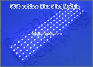 CHINE 5050 modules de LED imperméabilisent les contre-jours des modules menés par IP67 DC12V SMD 5 LED pour la couleur de bleu de lettres de la Manche fournisseur