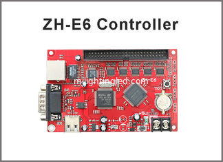 CHINE Les pixels 1xpin50 du port 256*2048 de la carte ordre ZH-E6 Network+USB+RS232 choisissent et double carte de contrôleur d'affichage à LED De couleur fournisseur
