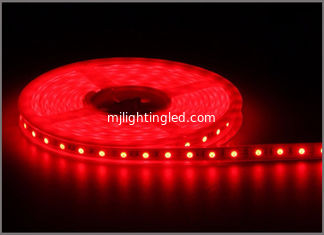 CHINE 3528 LED Strip Light Glue Waterproof Rouge IP65 60led/Mètre 300led 5m/Roll DC12V Bandes flexibles pour décoration extérieure fournisseur