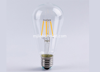 CHINE Couverture en verre de la lumière d'ampoule de ST64 LED Edison Filament 220 pour remplacer les ampoules incandescentes traditionnelles pour des éclairages d'intérieur fournisseur