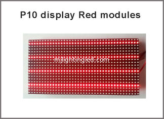 CHINE le module mené rouge Semi-extérieur de 320*160mm 32*16pixels P10 pour la couleur rouge simple P10 a mené le module d'affichage de message fournisseur