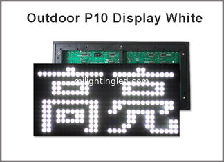 CHINE P10 a mené le module de signe mené par p10 de module pour annoncer la couleur de blanc d'écran d'affichage à LED du panneau 5V D'affichage à LED fournisseur
