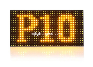 CHINE Écran publicitaire extérieur à haute luminosité jaune P10 Led Module imperméable à l'eau 32 * 16 pixels fournisseur