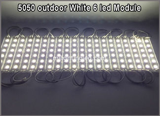 CHINE 5050 6 modules légers décoratifs imperméables du module IP65 12V de LED blancs fournisseur
