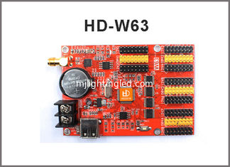 CHINE Contrôleur sans fil WIFI du wifi LED de Huidu + conducteur HD-W63, carte ordre d'USB simple de la couleur LED de WiFi pour le signe de message de LED fournisseur