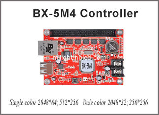 CHINE BX-5M4 contrôleur 256*512 pixel carte de contrôleur LED carte de contrôle mono/double couleur P10 module LED pour le panneau de marche LED fournisseur