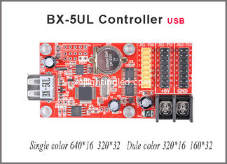 CHINE BX-5UL Système de commande LED USB 640*16 Carte de commande LED mono et double couleur pour modules d'affichage fournisseur
