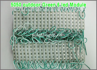 CHINE 5050 SMD LED Module de rétroéclairage 6 puces Verte affichage extérieur Lettres LED Publicité lumière Dc12v fournisseur