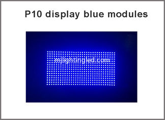 CHINE P10 a mené la lumière bleue simple simple semi-extérieure du plat P10 de $ de panneau d'affichage fournisseur