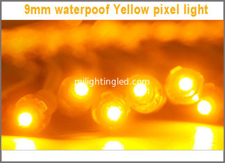 CHINE 50 pièces Jaune 9mm Pixel Lumière à cordes DC5V Lumière de Noël LED étanche fournisseur