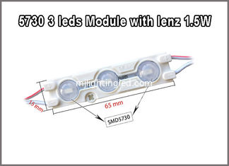 CHINE module de 1.5W LED avec des modules d'injection de Lenz DC12V pour annoncer le rose blanc jaune vert-bleu rouge fournisseur