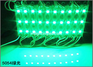 CHINE C.C imperméable concurrentiel 12V LED de lampe de la publicité de couleur verte des modules 3LED de SMD 5054 a illuminé des signes fournisseur
