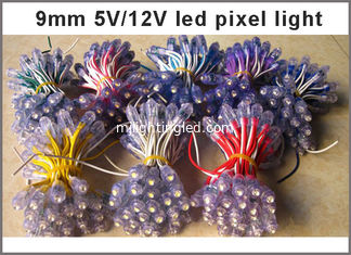 CHINE poussée de 5V 9mm par les pixels statiques de la couleur LED de trou pour le signage d'illumination fournisseur