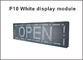 Le pixel blanc du panneau 32*16 de signe de message d'affichage mené par P10 avec le semioutdoor mené de module d'écran a mené le conseil de publicité ouvert fournisseur