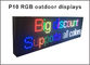 Affichage du message à LED en plein écran couleur RVB Programmable LED Signes P10 Smd Outdoor Led Scrolling Message affichage Température et date fournisseur