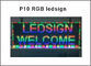 P10 Module d'affichage LED RVB Panneau de signalisation de fenêtre Signalisation de magasin P10 32X16 Matrice Écran d'affichage vidéo programmable fournisseur