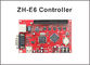 Les pixels 1xpin50 du port 256*2048 de la carte ordre ZH-E6 Network+USB+RS232 choisissent et double carte de contrôleur d'affichage à LED De couleur fournisseur