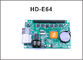 Couleur simple de carte ordre d'affichage de LAN du système de contrôle HD-E42 de Huidu HD-E64 et double contrôleur d'écran d'ecran couleur fournisseur