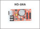 La vente chaude HD-U6A USB a mené le contrôleur mené par p10 monochrome de soutien de module d'écran de la couleur 320*32pixel de &amp;Two de carte ordre fournisseur