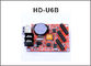Le système de contrôle HD-U6B HD-A40K d'affichage de Huidu USB choisissent/doubles signes menés extérieurs de message de panneau de signe du contrôleur p10 de couleur fournisseur