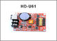 Huidu a mené la carte de contrôleur HD-A40 signe mené extérieur mené par p10 simple/double de HD-U61 de l'ecran couleur LED de carte ordre de module fournisseur