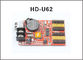 Carte de commande LED en gros 64*512 pixels HD-U62 HD-Q40 Carte de commande LED P10 P16 P20 Panneau d'affichage LED Rgb fournisseur