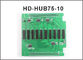 Adaptateur de carte de la conversion Hub75 avec le module polychrome de panneau de soutien RVB LED du port 10*Hub75 fournisseur