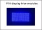 Les pixels 32*16 bleus extérieurs du module 320*160mm d'affichage à LED De la couleur P10 imperméabilisent l'intense luminosité pour mettre en rouleau le message textuel fournisseur
