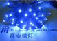 9mm LED Light Exposed String 5V Blue LED Light 50pcs/String Pour la décoration de panneaux d'affichage fournisseur