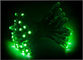 les boules de pixel de 9mm ont mené la source lumineuse de décoration de signage extérieur vert clair des lumières 5V fournisseur