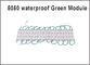 5050 ont mené l'éclairage architectural vert IP67 imperméable de la couleur 12V de la lumière 3led de module de pixel fournisseur