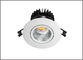 14W COB LED Downlight Cob réglable Rétrécissement de projecteur coupé 75mm Pour l'éclairage intérieur fournisseur