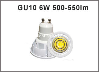 CHINE le nouveau haut projecteur populaire de l'ampoule GU10 6W 400-450lm de l'effeciency LED a mené le CE ROHS des ampoules CRI&gt;80 fournisseur