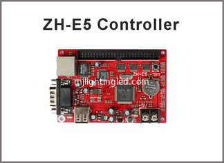 CHINE le zhonghang a mené l'usb de pixel de la carte de contrôleur ZH-E5 256*640/publication périodique/l'écran d'étape mené par signe mené par p10 port d'Ethernet fournisseur