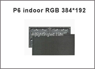 CHINE 384*192mm 64*32 pixels 1/16 Scan 3 en 1 SMD RGB pleine couleur P6 Module LED pour écran d'affichage LED intérieur, mur vidéo LED fournisseur