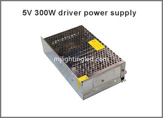 CHINE 220v convertisseur en courant continu 5v 60a 300w alimentation électrique de commutation,alimentation électrique 5v transformateur d'affichage de lampe à bande LED fournisseur