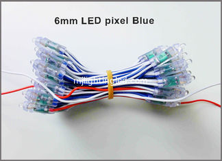 CHINE DC5 V6mm Module numérique bleu à LED Pixel Signage étanche Lampe publicitaire extérieure Décoration de Noël fournisseur