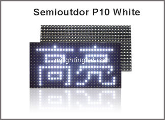 CHINE Le signe mené blanc semi-extérieur de haute qualité de fenêtres de module de l'affichage P10 de la vente chaude 32cm*16cm a mené la résolution 32x16 de module fournisseur