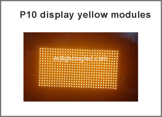 CHINE le panneau mobile numérique de panneau d'affichage de signe de PH10/P10 De module intégré jaune Semi-extérieur d'affichage à LED a mené le signe mené de texte en continu fournisseur